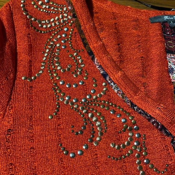 Miss Me cardigan. Womens large. - Picture 16 of 16